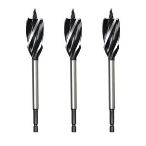 High Carbon Steel Hex Shank Wood Auger Drill Bit for Wood Drilling