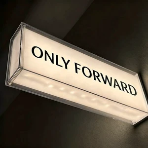 Custom Illuminated Sign Light Box LED Round Logo Advertising for Indoor/Outdoor Acrylic Companies with Light Source