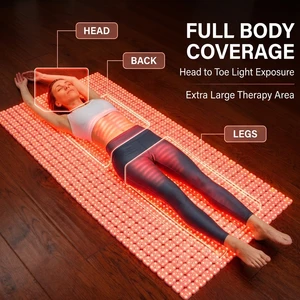 Multi-functional Red Light Therapy Blanket Full Body Infrared Phototherapy Wrap for Sleep Pain Relief