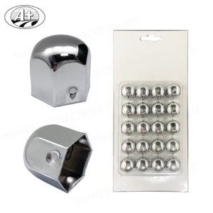 Blister Pack of 20pcs 17mm Steel Nut Cover