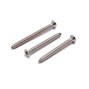 Metric DIN 7982C Cross Recessed Flat Countersunk Head Self-Tapping Sheet Metal Screws