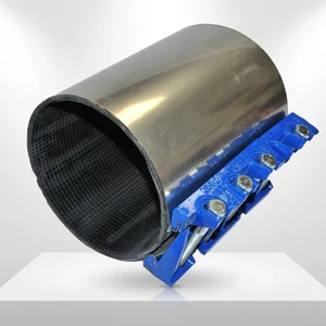 6 Inch China Factory Repair Clamp for Pipe Leak - Ductile Iron JAW & Stainless Steel Band Pipe Leak Repair Clamp