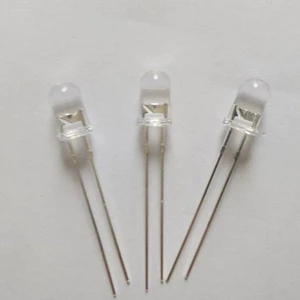 850 Emitting 5mm Round Head Infrared LED Lamp Bead Direct 10mil Side Light