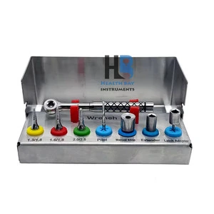 Manual Stainless Steel Dental Implant Removal Kit Bone Expander SOS Set CE Certified Remove Broken Fixture Ratchet Instruments