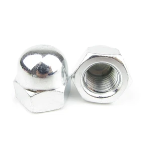 M20 M24 Grade Class 4.8 8.8 10.9 12.9 Carbon Steel Blue Yellow White Galvanized GL Hexagon Hex Domed Cap Nut Acron Nut DIN1587