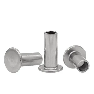 Good Price 3mm 4mm 6mm 8mm 18-8 Stainless Steel Flat Head Semi Tubular Rivet DIN7338