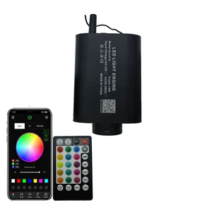 16W RGBW Aluminum LED Fiber Optic Star Light with IP33 Rating 6000K Daylight 3m 600pcs 0.75mm Fibers & Smart APP/Remote Control