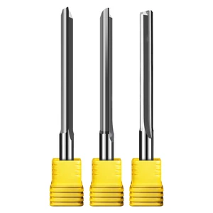Customizable Tungsten Carbide Double Edge Straight Groove Milling Cutter 3mm-12mm Double Flutes Round Shank End Mills OEM ODM