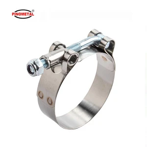China Manufacturer Hose Clamp Custom Size Stainless Steel T Bolt Clamps Jointing Clamp