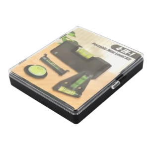 4 in 1 Highly Sensitive Precision Spirit Level &Bubble Spirit Level Set,with Plastic Box