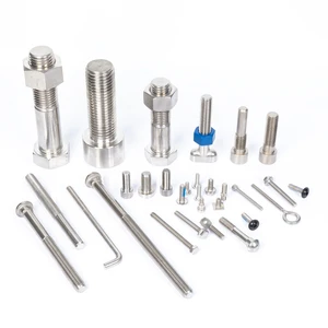 Custom Non-Standard Fasteners Manufacturer OEM/ODM Service Stainless Steel/Titanium Bolts and Nuts
