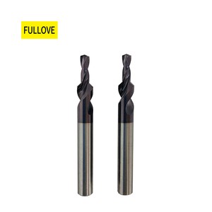 Custom Solid Tungsten Carbide 2-3 Flutes CNC Step Drill Bit For High-speed Metal Drilling