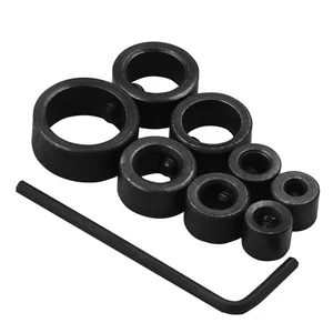 8pcs 3-16mm Metric Woodworking Drill Bit Depth Stop Collars Ring Drill Bit Shaft Limited Collar Ring Positioner Drill Locator