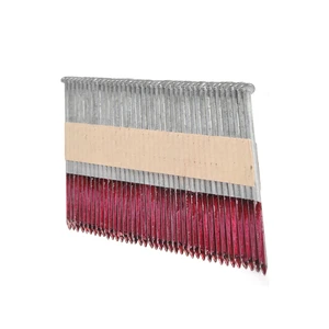 34 Degree D-Head Paper Tape Nails Electro-Galvanised Smooth Shank Paper Row Nail Strip Nails