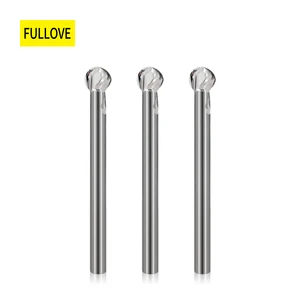 Tungsten Carbide Ball Nose 2 Flute End Mill Solid Carbide Cutter CNC Milling Application OEM/ODM