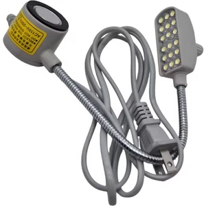 High-Efficiency Magnetic Base LED Work Light - 18 LEDs for Sewing Machines & Workshops