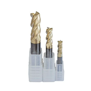 Aluminum Carbide End Mills 3 Flutes Square End Mills HRC55 Carbide Milling Cutters