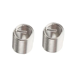 304 Stainless Steel Threaded Bushing Screw Type Essential Fastener Metric Thread Insert Natural Surface Machinery Applications