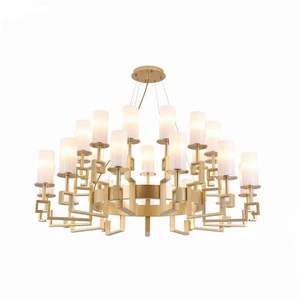 Marble Contemporary Upscale Interior Chandelier Designer Pendant Light for Interior Lighting Project Installation Service
