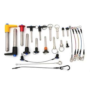 Wholesale Retail Supply Stainless Steel Quick Release Ball Lock Pin Customized Chamfered Solid Detent Step Other Fasteners