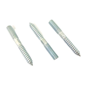 Steel Wooden Double Headed Hanger Bolt Dual End Construction Screws