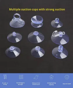 Suction Cup Hook Vacuum Suction Cup Glass Ceramic Tile Flat Adsorption Multiple Types to Choose Strong Adsorption Force
