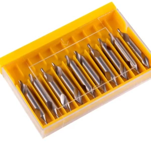 Hss M35 Cobalt Titanium-Plated Fully Ground Center Drill Premium Product Category