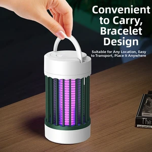 New LED Rechargeable Bug Zapper Electric Led Light Mosquito Killer Lamp Portable Insect Bug Zapper Fly Catcher Pest Control