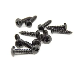 ANSI Fasteners M2.9 M6.3 Black Zinc Stainless Steel Pan Head Self-Tapping Tapping Screws for Secure Metal Wood Fixation
