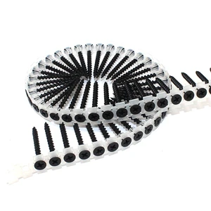 C1022A Fine Thread Black Phosphated Tape Gypsum Manufacturer Collated Drywall Screw