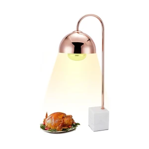 Liyunda Marble Base 250W Infrared Electric Food Warming Desk Lamp with Heat Function for Buffet