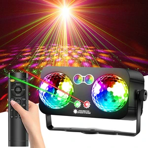 Magic Color Stage Light Led Music Laser Nightclub Bar Lighting Bungee Atmosphere Stage Light With Remote Control