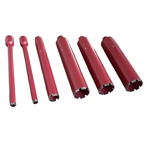 Wet Diamond Core Drill Bits with Laser-Welded Turbo Segments for Concrete Reinforced Concrete Brick Block
