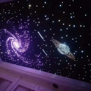 Star Roof Kit Starlight Headliner Fiber Optic LED Light Kit with PMMA Material for Car & Home Ceiling Decor