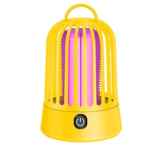Hot Sale Solid Electric Shock Indoor Flying Insect Traps ABS Material Eco-Friendly Disposable Bug Zapper Light Pest Control
