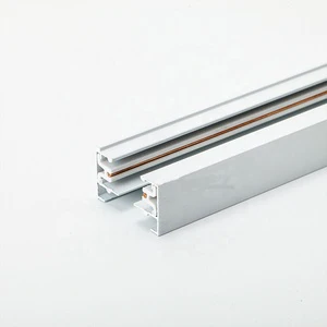 Surface And Recessed 1m 1.5m 2m 3m Single Phase 2wires Track Rail Lighting System