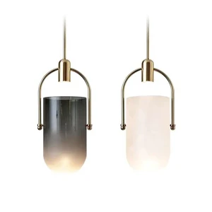 Post-Modern Nordic Creative Sofa Side Bucket Glass Chandelier Hotel Bedside Restaurant Bar Study Bedside Bedroom Droplights