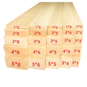 Natural Solid Wood Board for Furniture Manufacture and Log Cabin