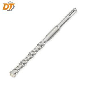 DT SDS Plus Hammer Drill Bit Flat Tip Carbide Masonry Drill Bit With Single/Double Flute Sandblasting Impact Bit