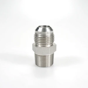 Stainless Steel SAE 37 Degree JIC NPT Male Hydraulic Fittings Tube Adapter