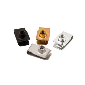 Metal Spring U Shaped Speed Clip Nuts Fasteners Black Reed Nut M2 M3 M4 M5 M6 Iron Carbon Steel Zinc Plated Clamp Nut