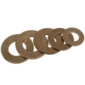 Carbon Steel 316 Ss Brass Copper Washers M10 Galvanized Plain Round Washer DIN 125A Flat Washer