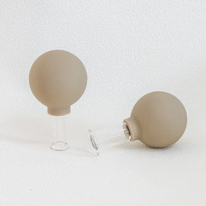 2 in 1 Glass Cupping Set Anti Cellulite Vacuum Suction Cupping Cups Reduce Fine Lines Face Suction Cups