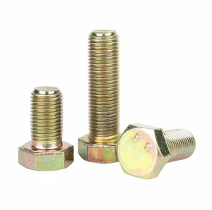 A2 M8 M9 Steel 3/8 4.8 Hdg 8.8 M32 M60 Nut Unf Tap Hex Bolt Zinc Finish 120mm Length Class 10