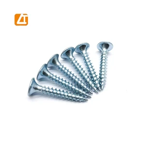 High-Strength Hardened 90mm Stainless Steel Drywall Screws Self-Tapping Flat-Head Cross-Head Design Zinc Coated Inch Easy