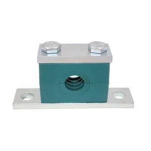 Heavy-duty Carbon Steel Pipe Clamp with Zinc Finish and Extended Installation Base Plate 6-89mm THPG8 Series