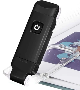 Smart Home Products LED USB Rechargeable Book Light Reading Light Eye Protection Night Portable Clip Desk Light Bookmark Read