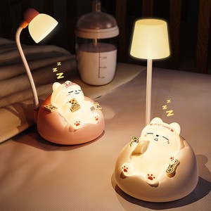 Custom Sleeping Cat Small Night Lamp Indoor Livingroom Bedroom Decoration Cute Night Light Safety MIni Night Light