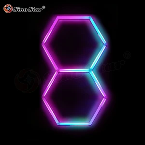 Music Controlled LED Lights RGB Sound Activated Rhythm Lamp Color Changing Light for Bedroom Home Party Bar Decor