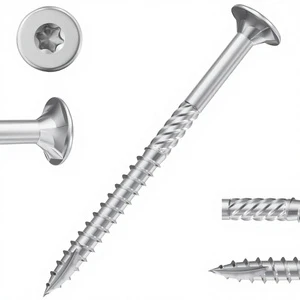 Dongguan Ex-factory Manufacturer Stainless Steel Star-shaped groove Self-tapping Screws
